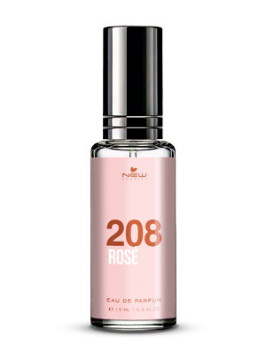 208 Rosé 15ml: perfume de bolso feminino inspirado no 212 VIP Rosé