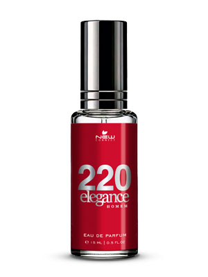 220 Elegance 15ml: perfume de bolso masculino inspirado no 212 Sexy Men