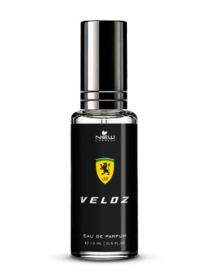 Veloz 15ml: perfume de bolso masculino inspirado no Ferrari Black